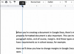 Comment modifier les marges dans Google Docs 