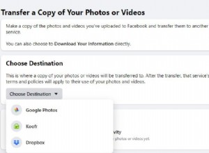 L outil de transfert de photos et de vidéos de Facebook prend désormais en charge Dropbox et Koofr 