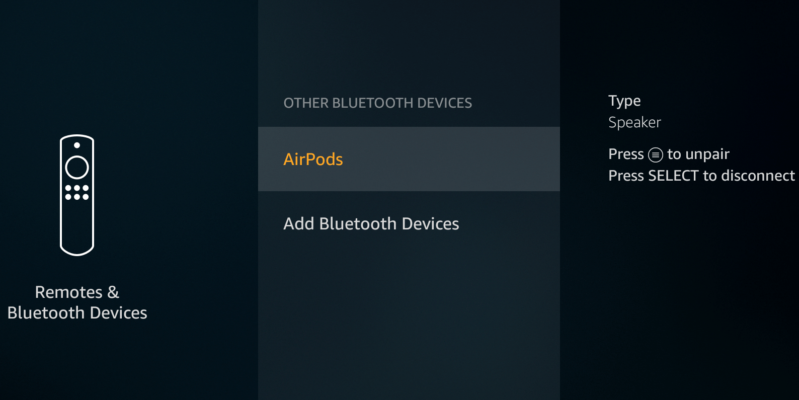 Comment utiliser un casque Bluetooth avec une clé Amazon Fire TV 