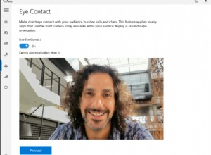 Vous pouvez maintenant utiliser la fonction de contact visuel de Surface Pro Xs 