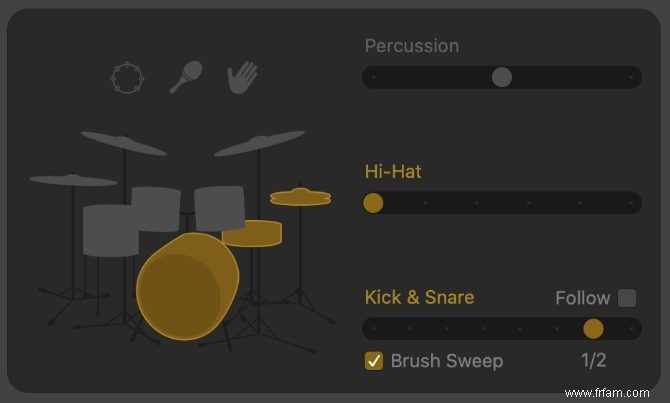 Comment utiliser et personnaliser la fonction Drummer dans GarageBand 