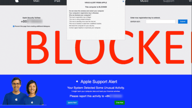 Comment empêcher les alertes de virus pornographiques d Apple 