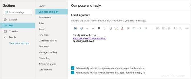 Comment ajouter et modifier une signature dans Microsoft Outlook 