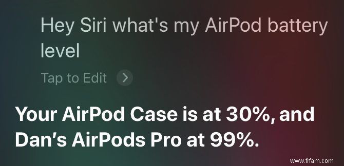 Comment vérifier le niveau de batterie de vos AirPods 