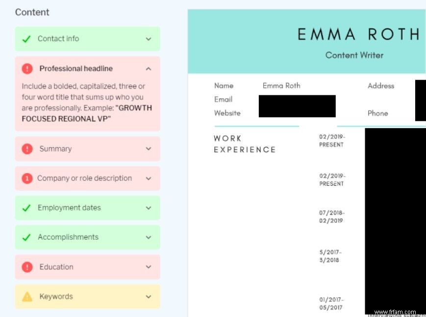 Les 6 meilleurs sites Web de révision de CV pour vous aider à mettre à jour votre CV 