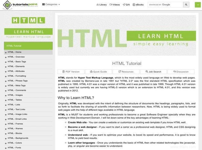 Les 8 meilleurs sites pour des exemples de codage HTML de qualité 