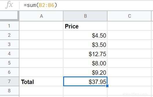 Comment créer des fonctions personnalisées dans Google Sheets 