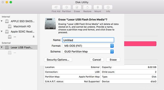 Comment créer et démarrer à partir d un lecteur USB Linux sur Mac 