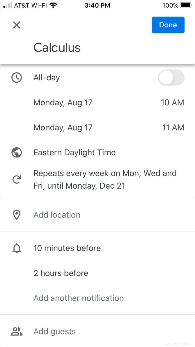 Comment utiliser Google Agenda pour l école ? Organisez votre horaire de cours 