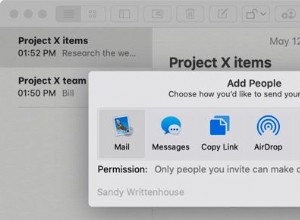 Comment collaborer dans les applications Mac par défaut :notes, calendrier, etc. 