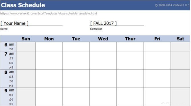 15 modèles de liste de contrôle, d horaire et de planificateur pour les étudiants 