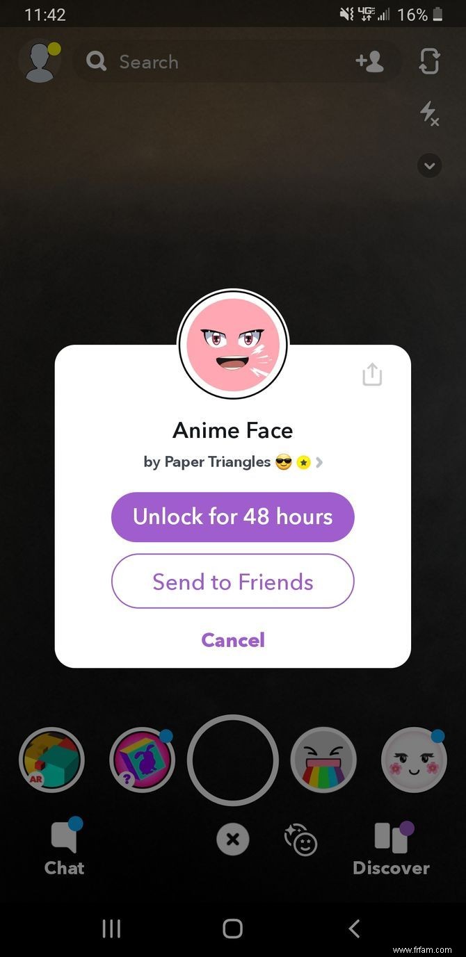 Comment débloquer les filtres et les objectifs cachés de Snapchat 