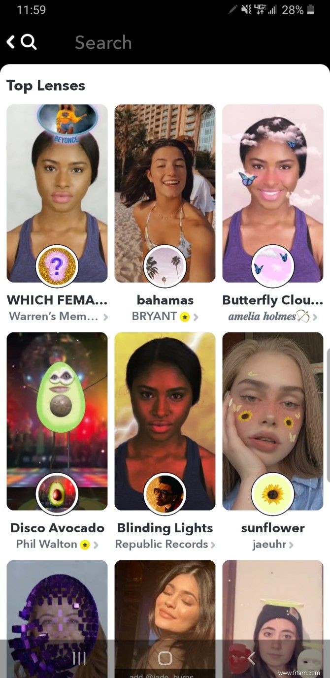 Comment débloquer les filtres et les objectifs cachés de Snapchat 