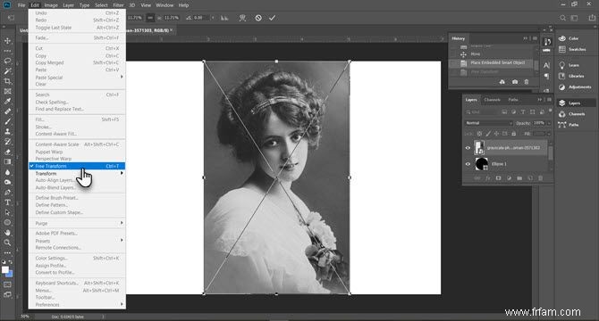 Comment recadrer des images à l aide de formes dans Photoshop 