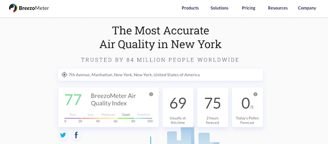 Les 7 meilleures applications et sites pour vérifier la qualité de l air n importe où 