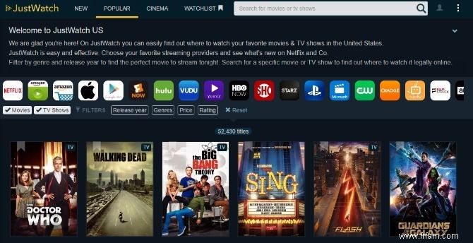 Comment vérifier quels films sont disponibles en streaming 