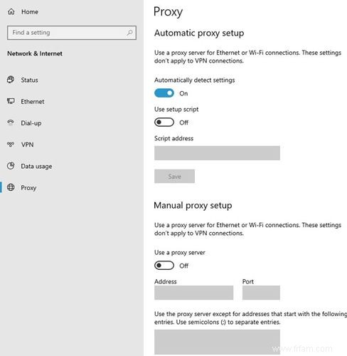 3 scripts utiles pour modifier les paramètres de proxy dans Internet Explorer et Microsoft Edge 