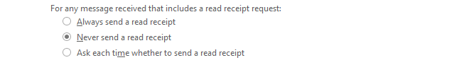 Comment désactiver les confirmations de lecture dans Outlook 