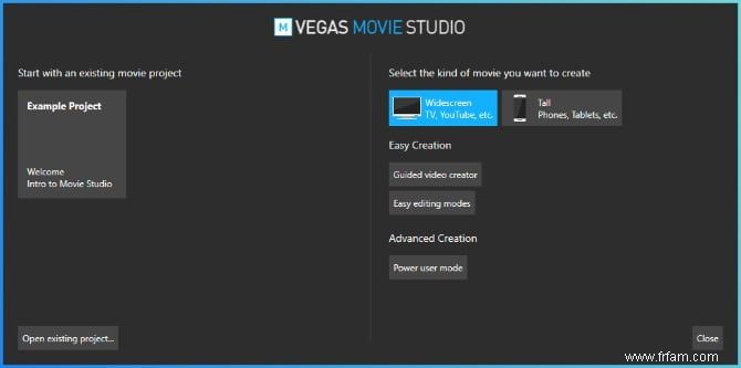 VEGAS Movie Studio pour Windows combine un montage vidéo puissant avec une facilité d utilisation 