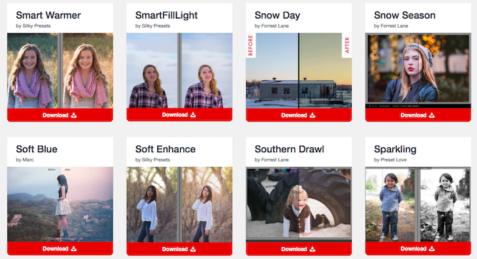 Plus de 1500 préréglages Lightroom gratuits pour toutes les occasions 