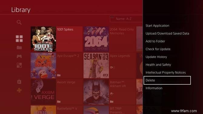 Comment organiser vos jeux, applications et amis PS4 