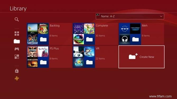 Comment organiser vos jeux, applications et amis PS4 