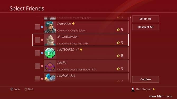 Comment organiser vos jeux, applications et amis PS4 