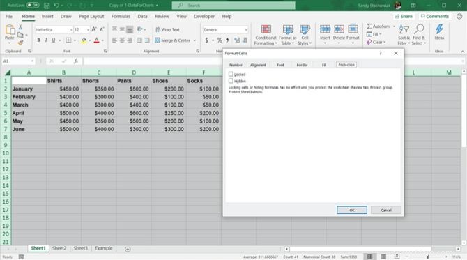 Comment geler, dégeler et verrouiller des lignes, des colonnes et des cellules dans Microsoft Excel 