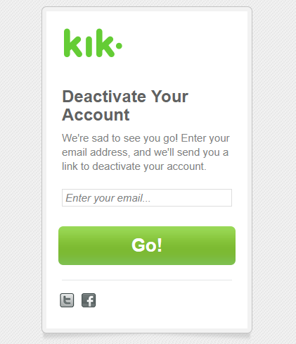 Comment désactiver Kik et supprimer votre compte Kik 