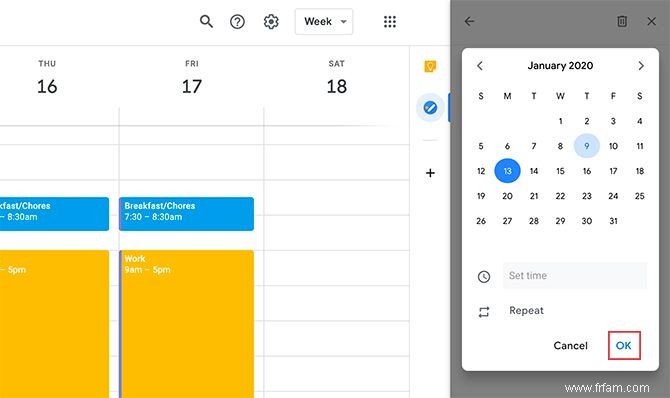 Google Calendar + Tasks est la seule liste de tâches dont vous aurez besoin 