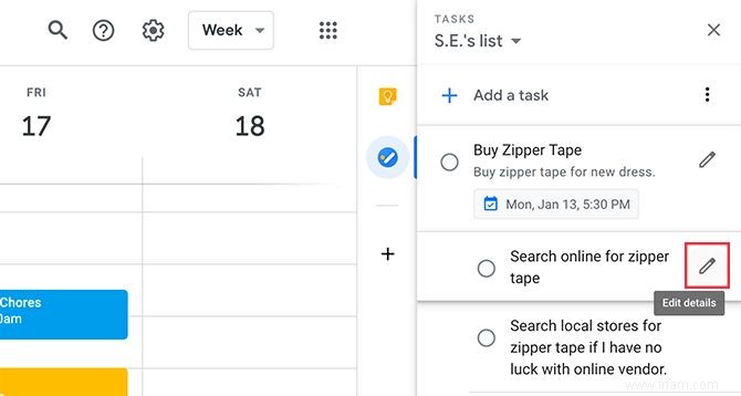 Google Calendar + Tasks est la seule liste de tâches dont vous aurez besoin 