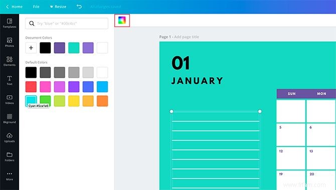 Comment créer votre propre calendrier avec Canva 