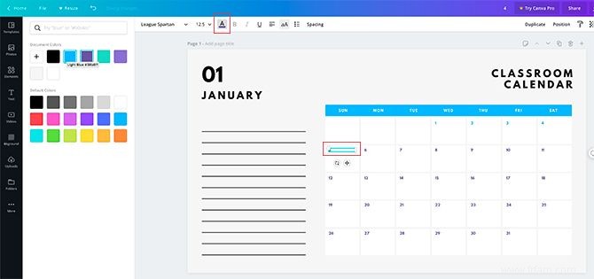 Comment créer votre propre calendrier avec Canva 