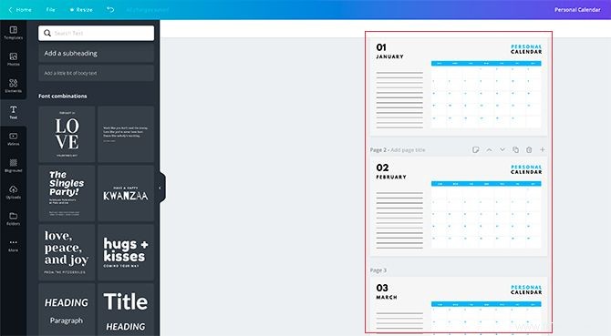 Comment créer votre propre calendrier avec Canva 