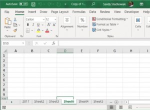 Comment travailler avec des onglets de feuille de calcul dans Microsoft Excel 