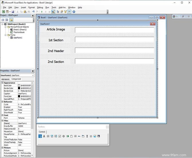 Comment créer votre propre application simple avec VBA 