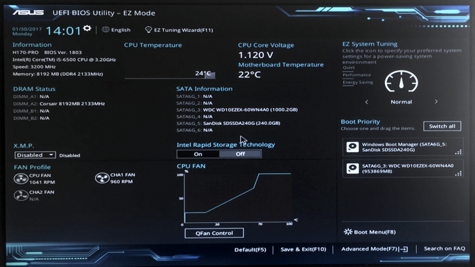 Comment accéder au BIOS sur un ordinateur Windows 8 