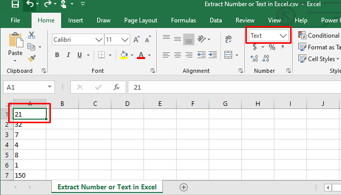 Comment extraire un nombre ou un texte d Excel 