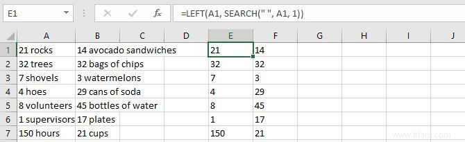 Comment extraire un nombre ou un texte d Excel 