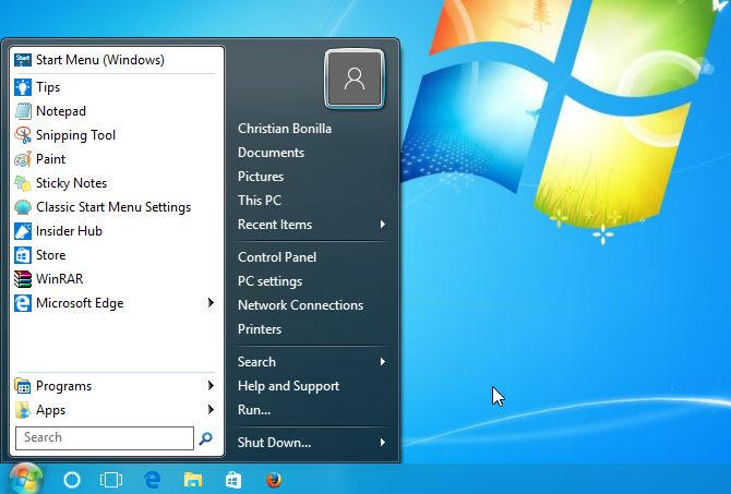 Comment faire ressembler Windows 10 à Windows 7 ou XP 