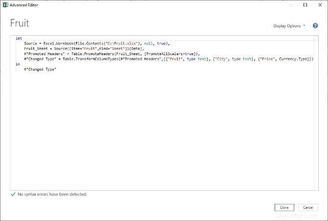 Un guide étape par étape pour votre premier script Microsoft Power Query 