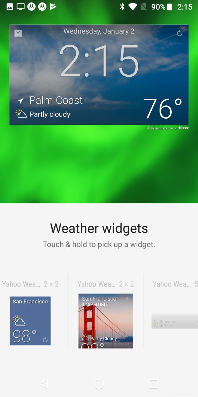 Les 7 meilleurs widgets météo pour Android 