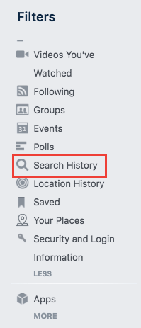 Comment effacer votre historique de recherche Facebook 