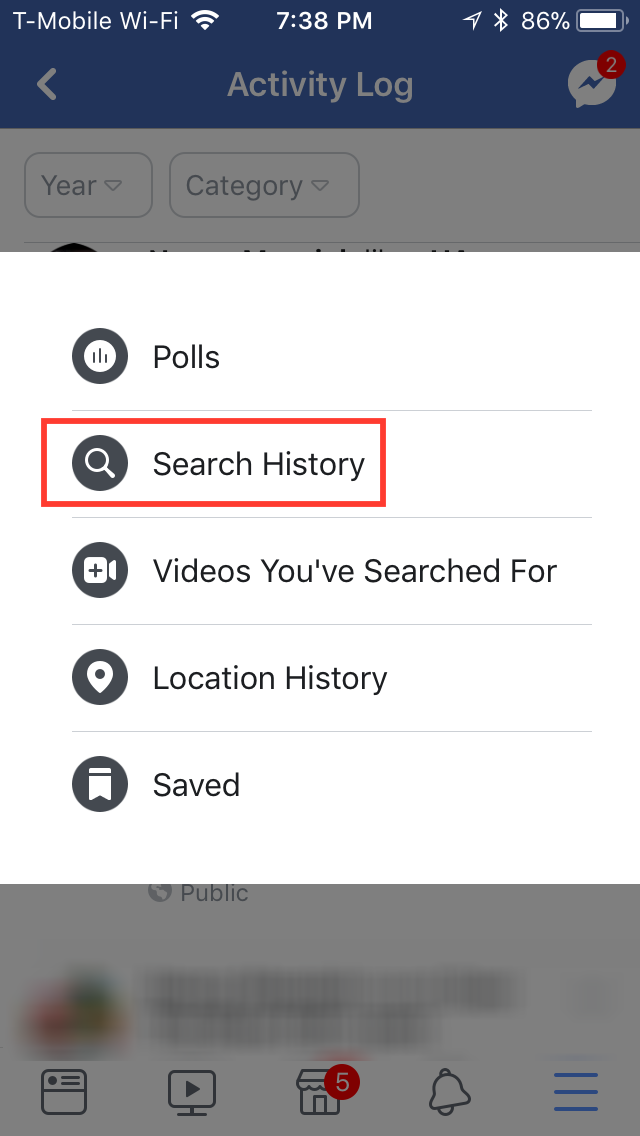 Comment effacer votre historique de recherche Facebook 