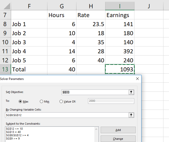 Comment utiliser Excels Goal Seek et Solver pour résoudre des variables inconnues 