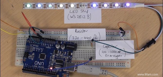 Guide ultime pour connecter des bandes lumineuses LED à Arduino 