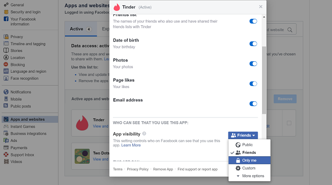 Comment utiliser Tinder sans que vos amis Facebook le sachent 