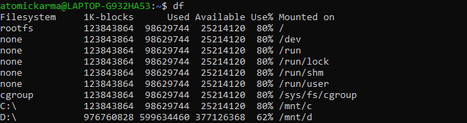 13 commandes df Linux avec exemples 