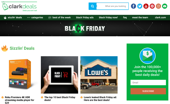 5 conservateurs du Black Friday pour trouver les meilleures offres pour les achats en ligne et hors ligne 