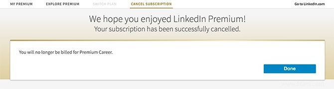 Comment annuler votre abonnement LinkedIn Premium 